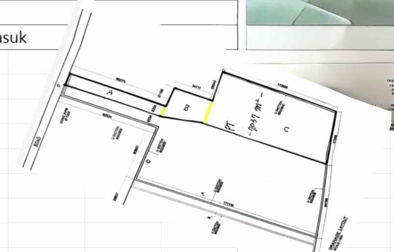 dijual ruko gudang kantor jalan campaka