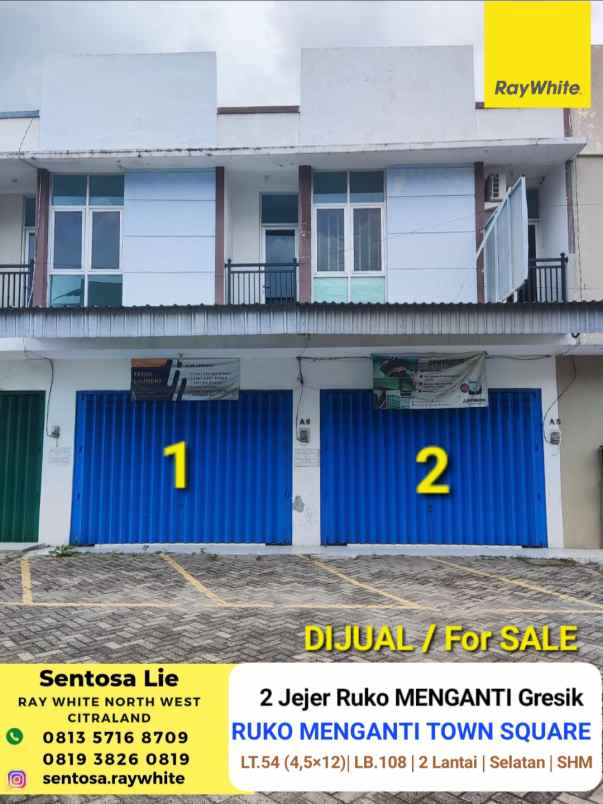 dijual ruko gudang kantor jalan raya hulaan