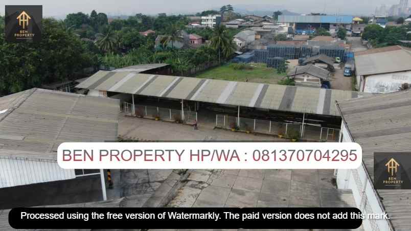 dijual ruko gudang kantor jl raya gunung putri