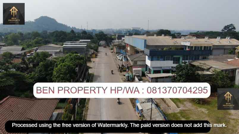 dijual ruko gudang kantor jl raya gunung putri