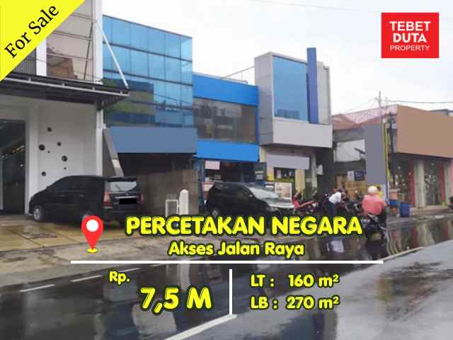 dijual ruko gudang kantor jl supomo raya