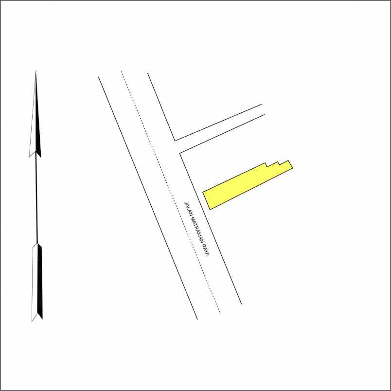 dijual ruko gudang kantor matraman raya