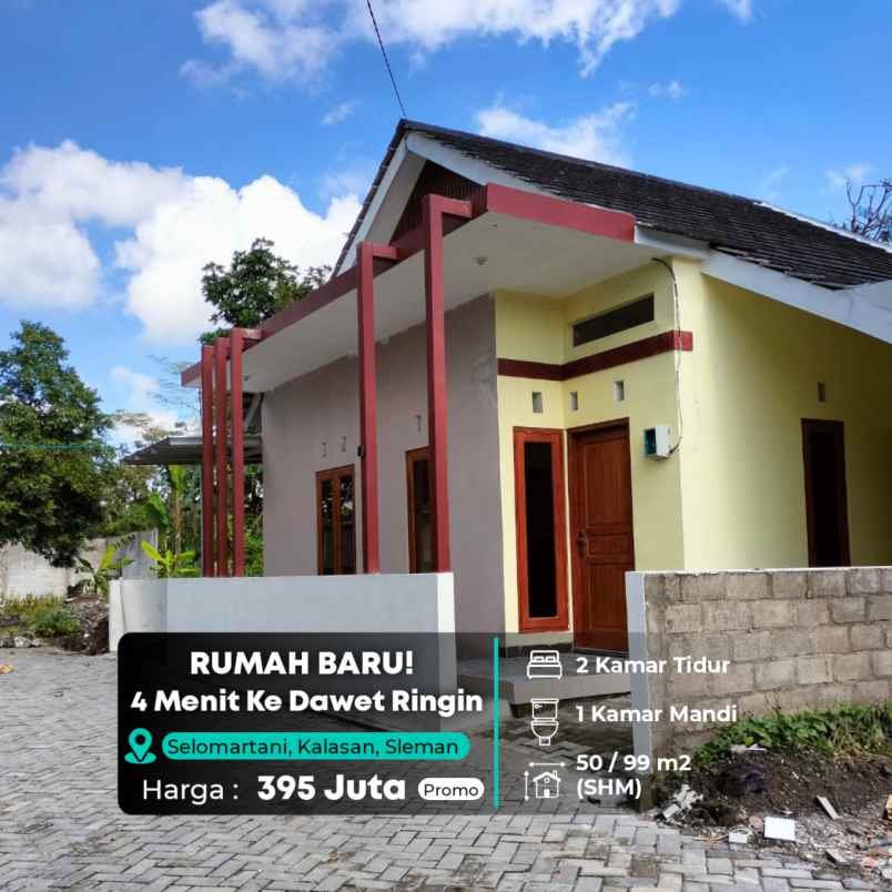 dijual rumah 4 menit dawet ringin