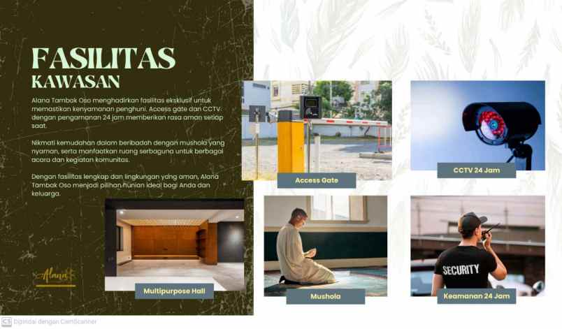 dijual rumah alana regency tambak oso