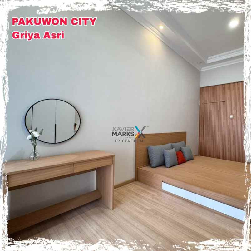 dijual rumah bagus griya asri pakuwon city furnished