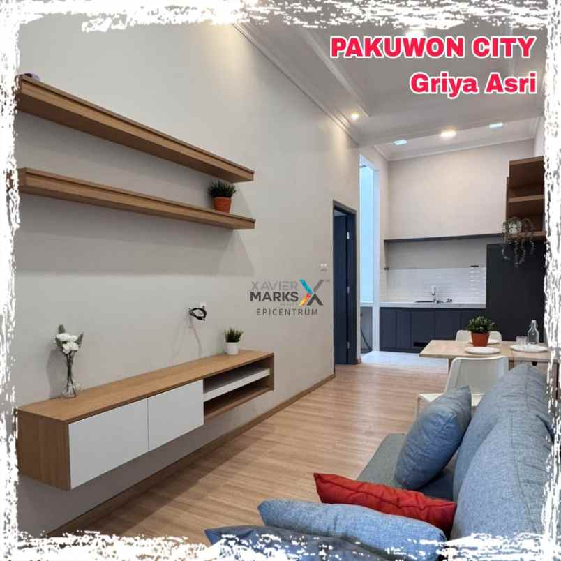 dijual rumah bagus griya asri pakuwon city furnished