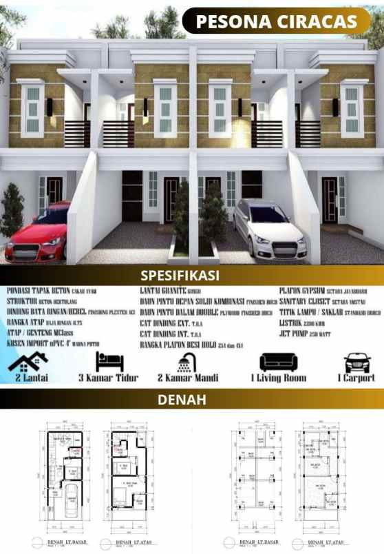 dijual rumah ciracas jakarta timur