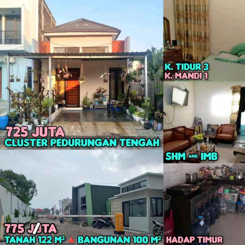 dijual rumah di cluster pedurungan tengah semarang