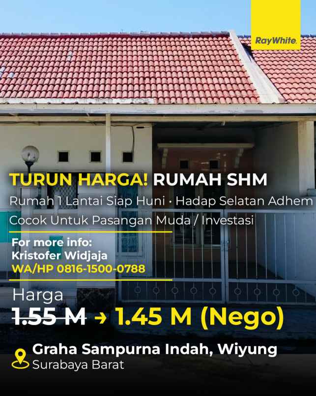 dijual rumah graha sampurna indah