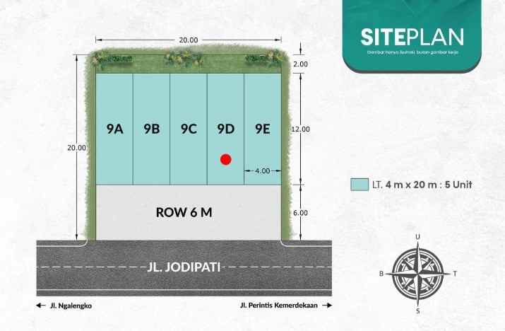 dijual rumah jalan jodipati simpang