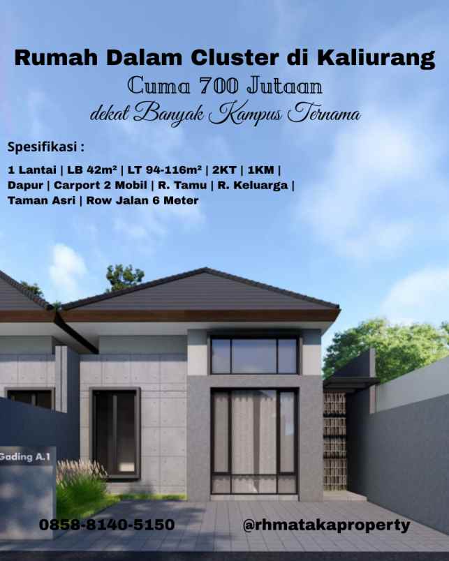 dijual rumah jl ngadirjo tanjungsari