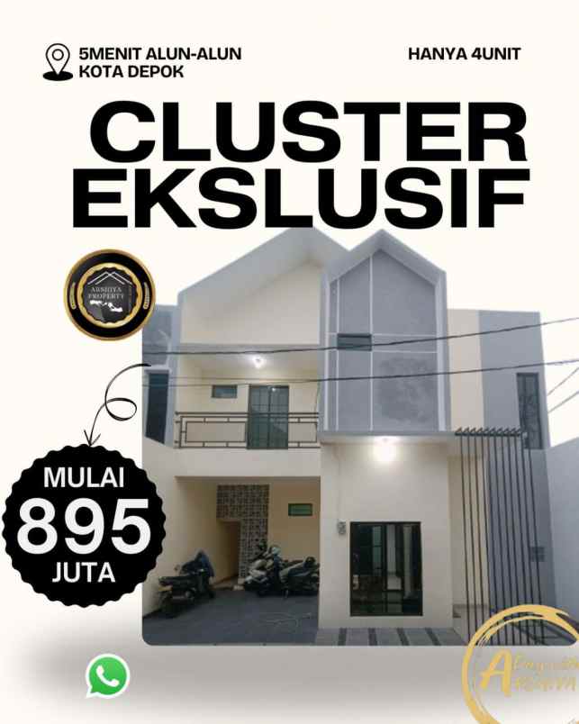 dijual rumah kalimulya cilodong depok