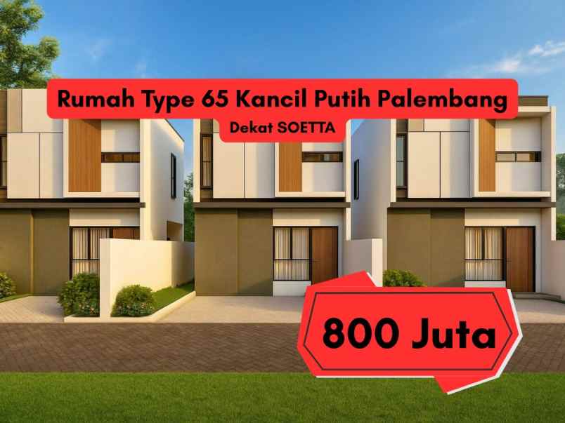 dijual rumah kancil putih