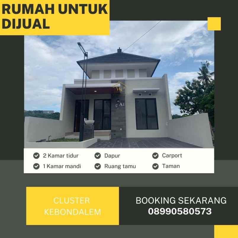 dijual rumah kebondalem kidul kec