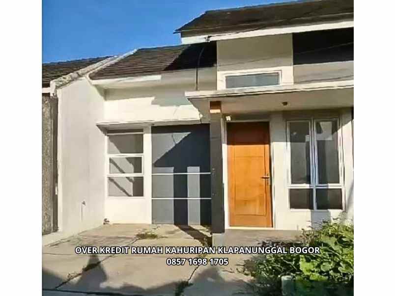 dijual rumah klapanunggal bogor