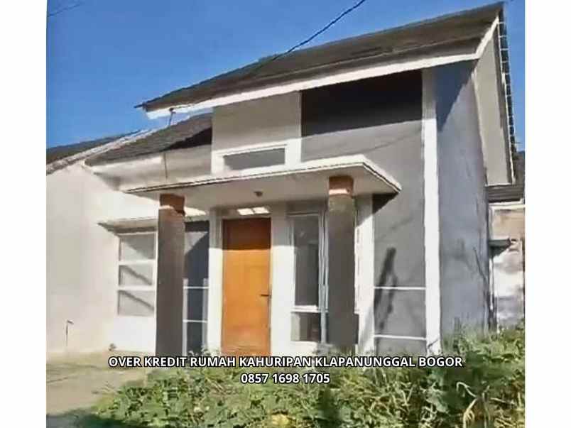dijual rumah klapanunggal bogor
