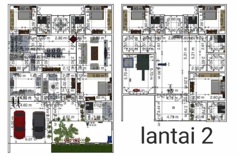 dijual rumah komplek rispa iv jl kelapa