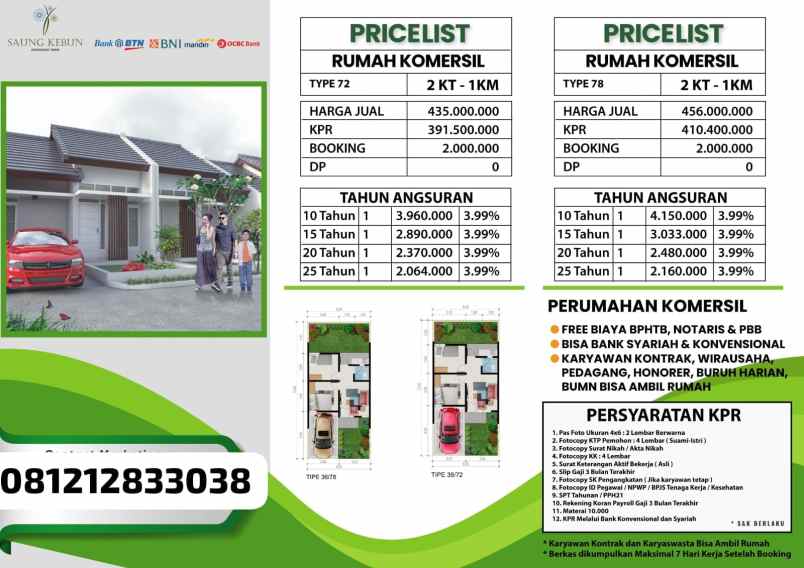 dijual rumah kompleks ckm city kari