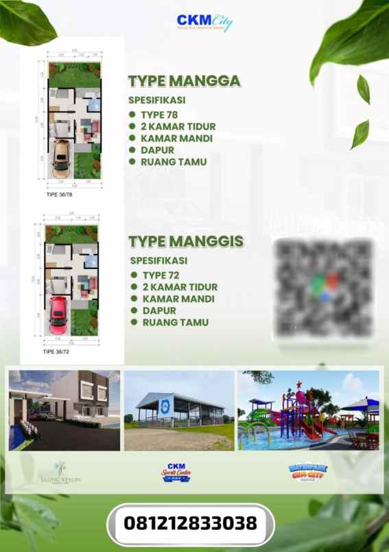 dijual rumah kompleks ckm city kari