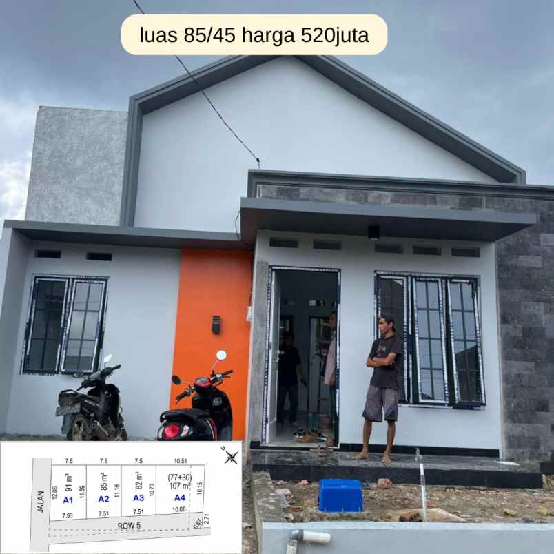 dijual rumah minimalis siap huni