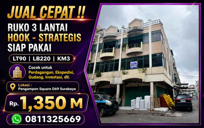 dijual rumah pengampon square bongkaran