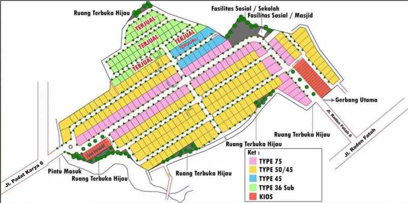dijual rumah perumahan bukit dewa