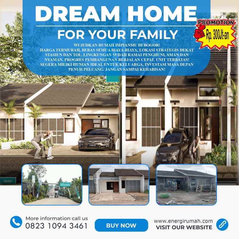 dijual rumah perumahan samudera