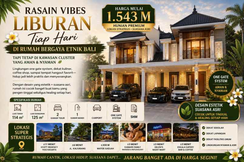dijual rumah rumah palagan ngaklik sleman