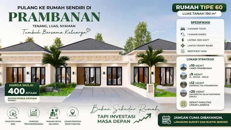 dijual rumah rumah tanjung sari