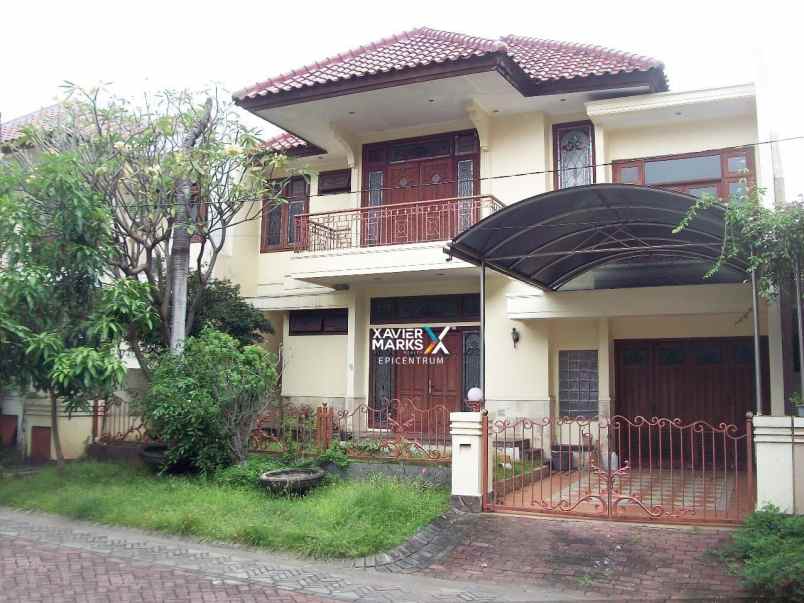 dijual rumah villa bukit mas mediteran 2 lantai