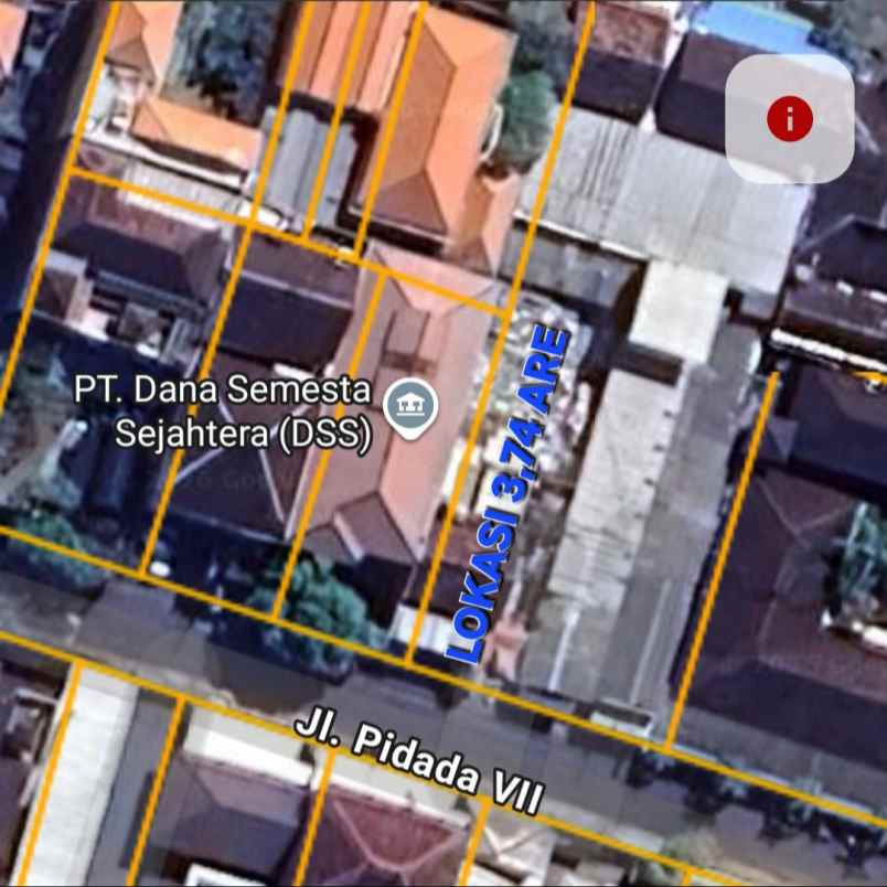dijual tanah belakang terminal ubung
