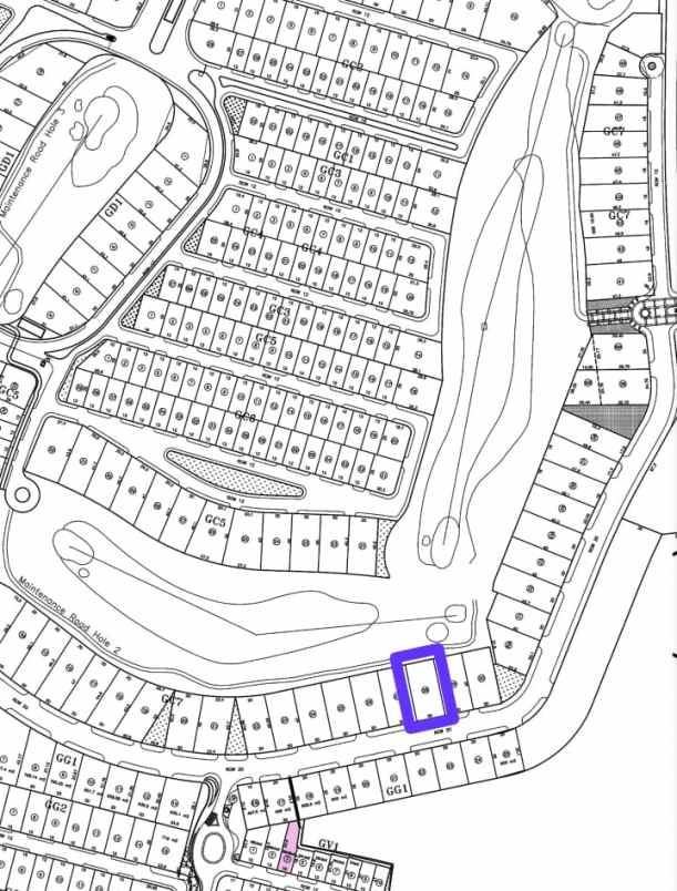 dijual tanah bukit golf mediterania