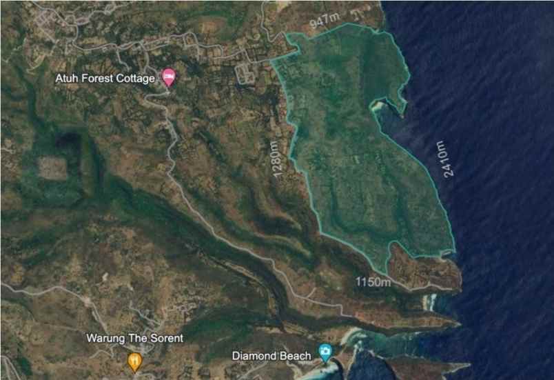 dijual tanah dekat pejukutan kec nusa
