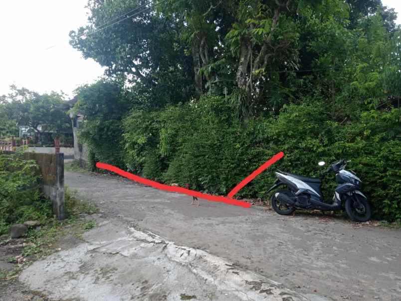 dijual tanah jakal km 10 timur pasar