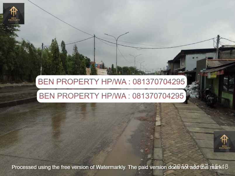 dijual tanah jl akses marunda cilincing