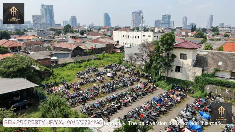 dijual tanah jl mampang prapatan raya