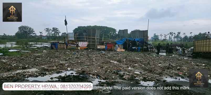 dijual tanah jl marunda makmur segara