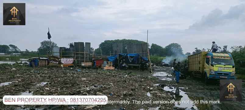 dijual tanah jl marunda makmur segara