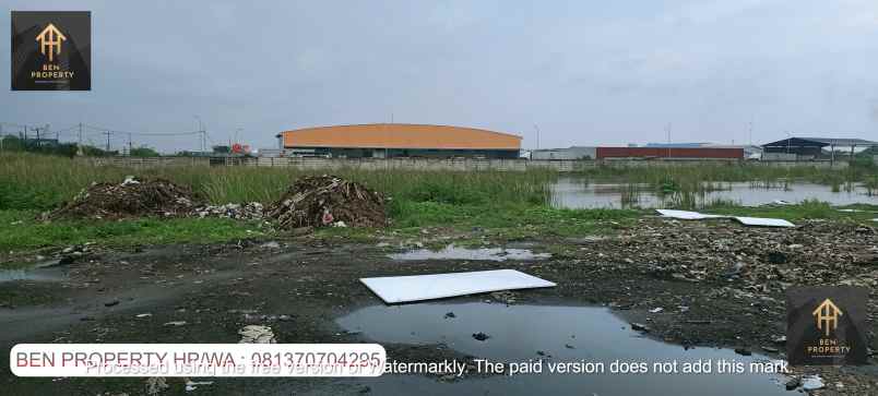 dijual tanah jl marunda makmur segara