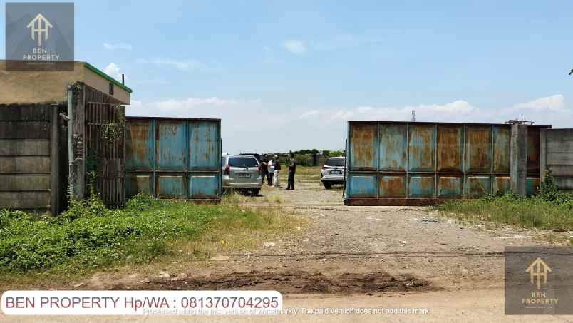 dijual tanah jl pltgu muara tawar