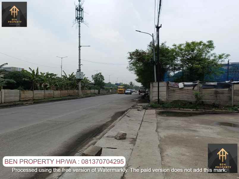 dijual tanah jl raya cakung cilincing