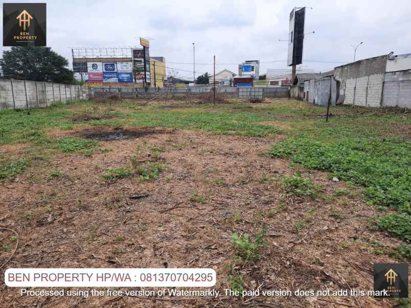 dijual tanah jl raya serpong pondok