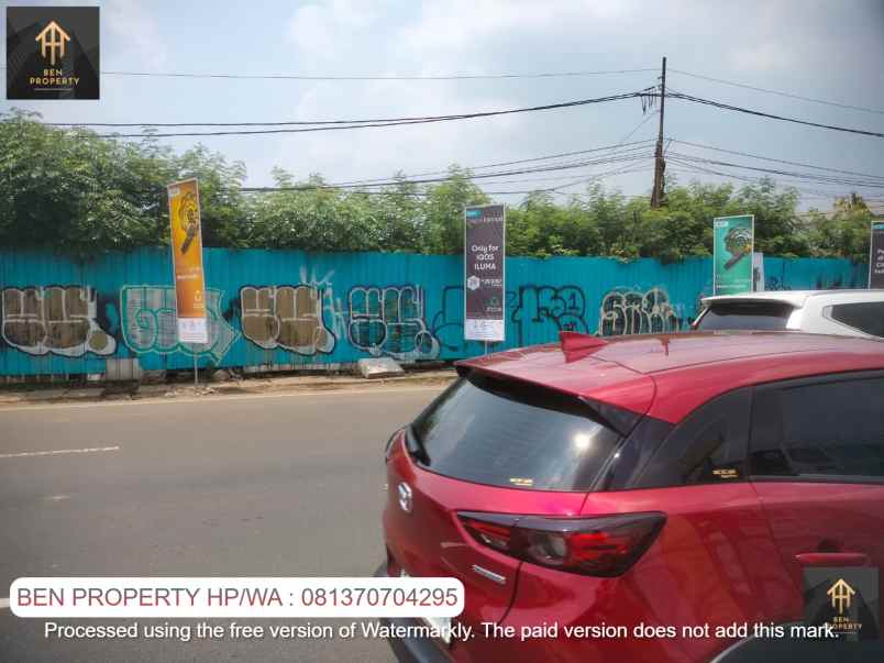 dijual tanah jl raya serpong pondok