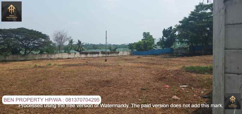 dijual tanah jl raya serpong pondok