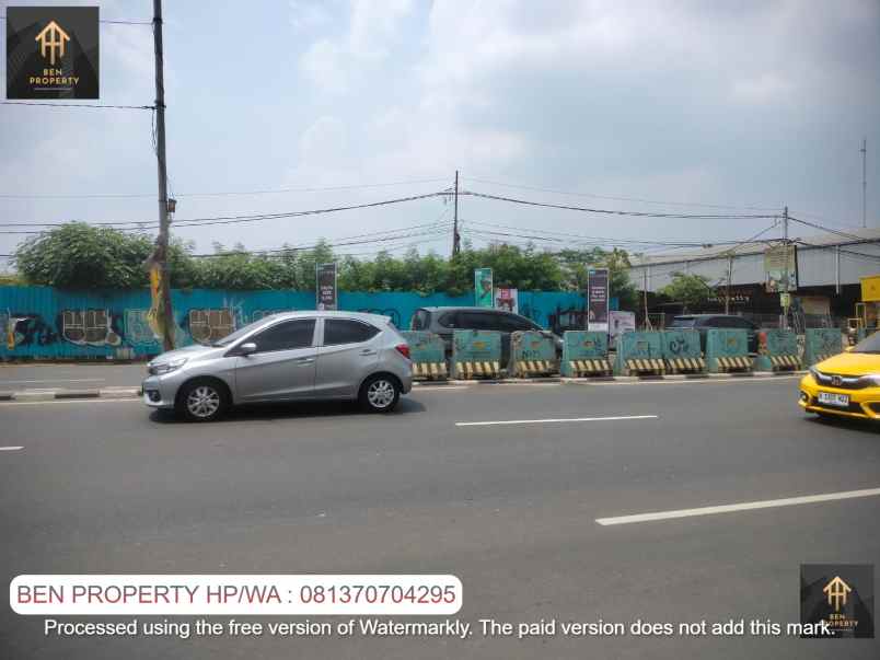 dijual tanah jl raya serpong pondok