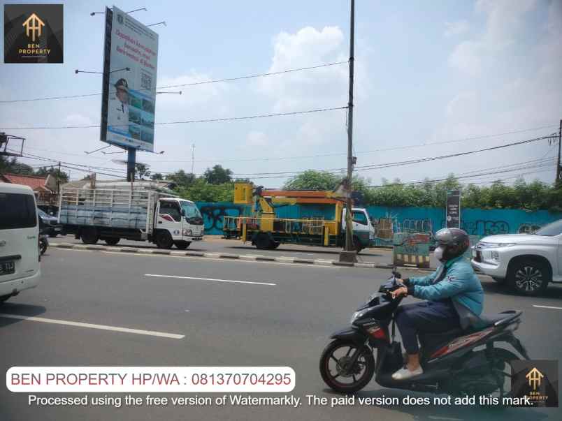 dijual tanah jl raya serpong pondok