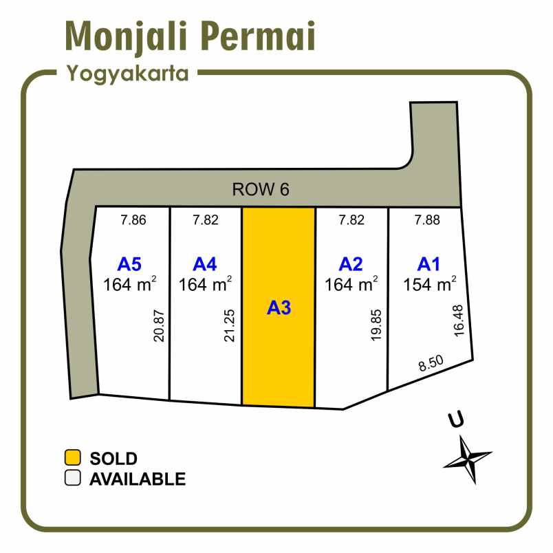 dijual tanah monjali