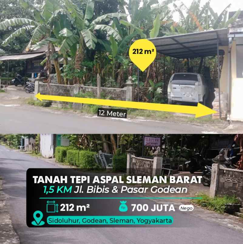 dijual tanah sidoluhur
