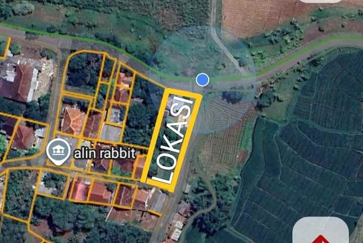 dijual tanah sudah ada bangunan gajebo saung di beber