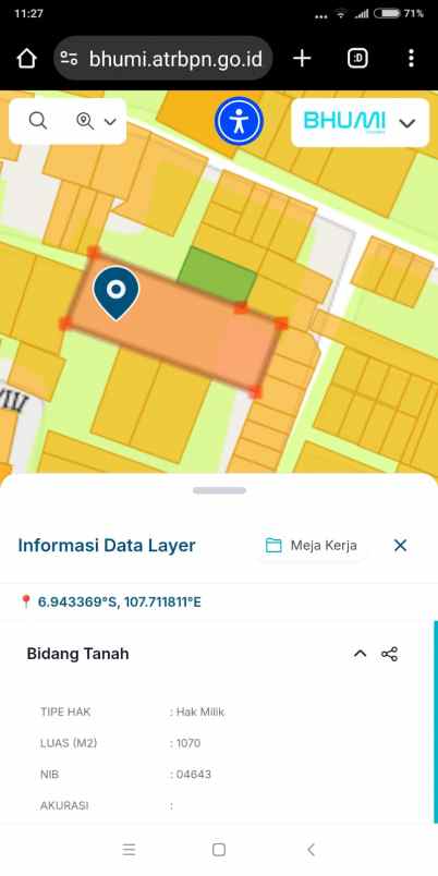 dijual tanah terusan panyileukan